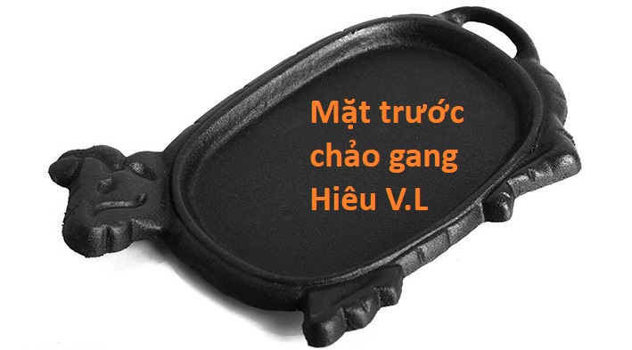 chảo gang bò né chống dính hiệu VL