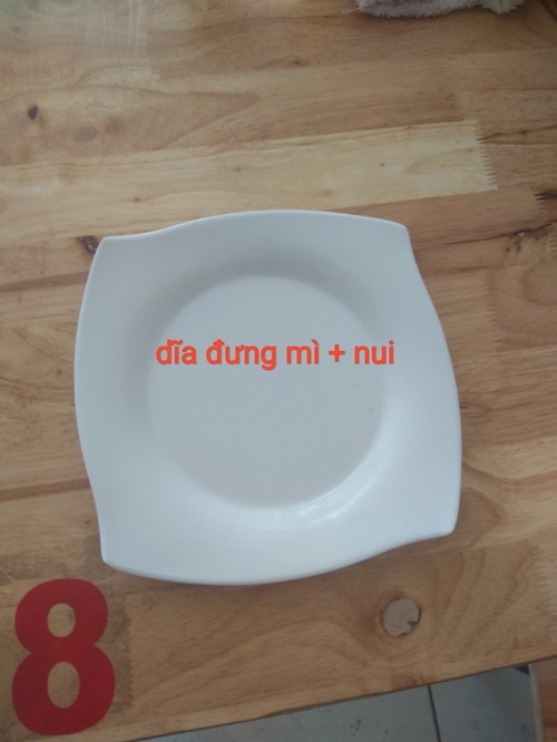 dĩa đựng mì, nui